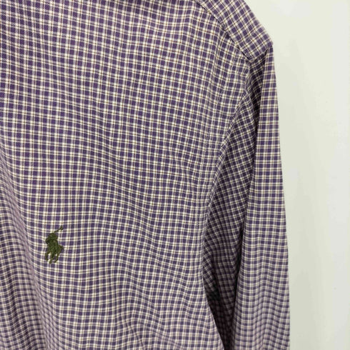ポロバイラルフローレン Polo by RALPH LAUREN CLASSIC FIT ワンポイントポニー刺繍 BD チェック柄 長袖シャツ メンズ L