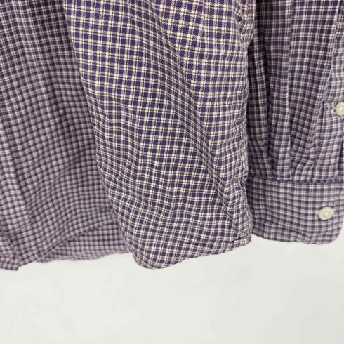 ポロバイラルフローレン Polo by RALPH LAUREN CLASSIC FIT ワンポイントポニー刺繍 BD チェック柄 長袖シャツ メンズ L