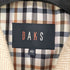 ダックス DAKS 裏地チェック 比翼 ヘリンボーン ベルテッド チェスターコート レディース 40