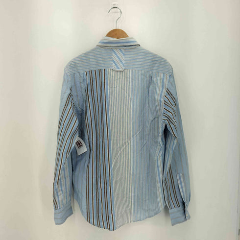 ゲス GUESS マルチストライプデザイン レギュラーカラー 長袖シャツ メンズ  M