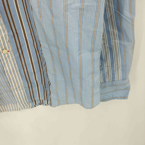 ゲス GUESS マルチストライプデザイン レギュラーカラー 長袖シャツ メンズ  M