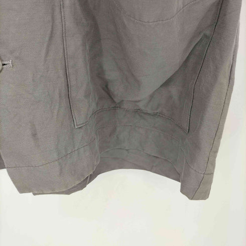 ティーエイチ th Open collar Shirt ウールギャバジン ポケットデザイン オープンカラー 半袖シャツ メンズ 2