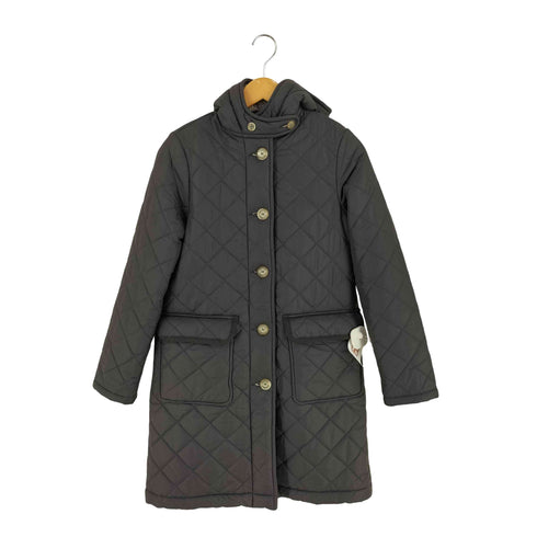 トラディショナルウェザーウェア Traditional Weatherwear 英国製 裏地ボア フーデッド キルティングコート レディース 38