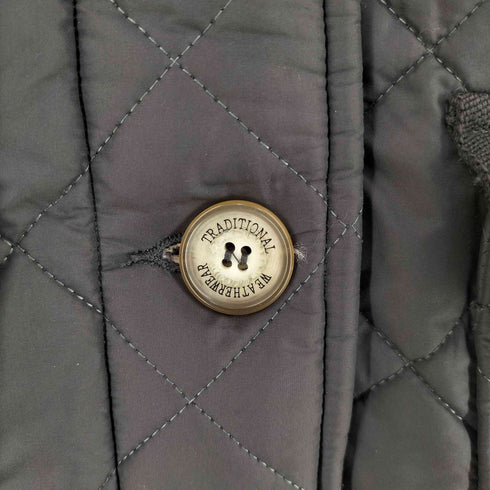 トラディショナルウェザーウェア Traditional Weatherwear 英国製 裏地ボア フーデッド キルティングコート レディース 38