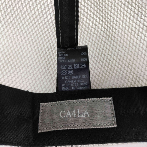 カシラ CA4LA フロントワッペンメッシュトラッカーキャップ メンズ