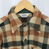 ウールリッチ WOOLRICH 60-70s USA製 三角タグ ウール フランネルチェック 長袖シャツ メンズ  M