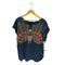 マークバイマークジェイコブス Marc by Marc Jacobs デザインプリント ボートネック ノースリーブTシャツ カットソー レディース XS