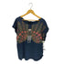 マークバイマークジェイコブス Marc by Marc Jacobs デザインプリント ボートネック ノースリーブTシャツ カットソー レディース XS