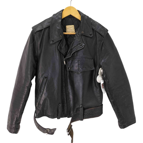 70-80s Taylors Leatherwear 本革ダブルライダースジャケット メンズ US:36