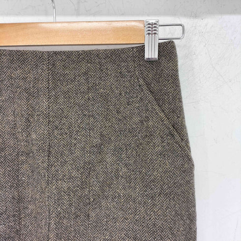 ニジュウサンク 23区 MOON生地 ヘリンボーンツイードタイトスカート レディース  30