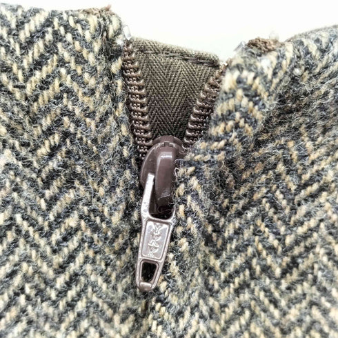 ニジュウサンク 23区 MOON生地 ヘリンボーンツイードタイトスカート レディース  30