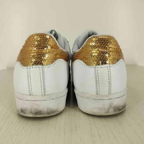 アディダスオリジナルス adidas Originals Superstar White Gold Sequins レディース JPN:24