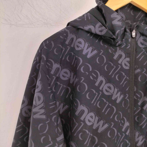 ニューバランス NEW BALANCE ロゴ総柄 ジップジャケット メンズ JPN:5