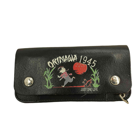 keywest828 スプリットレザー トラッカーウォレット TL2 OKINAWA 1945 メンズ