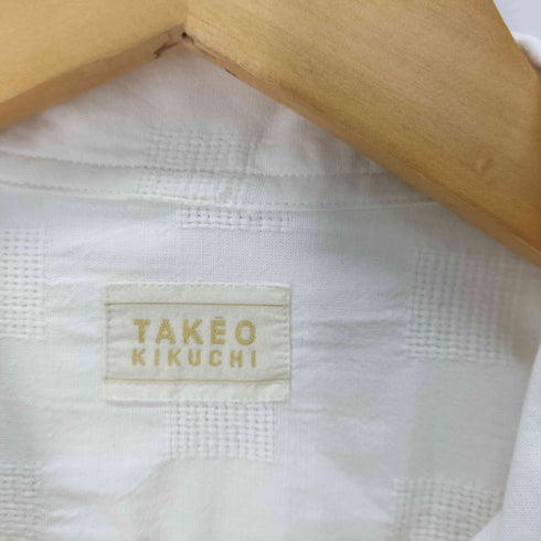 タケオキクチ TAKEO KIKUCHI S/S オープンカラーシャツ メンズ