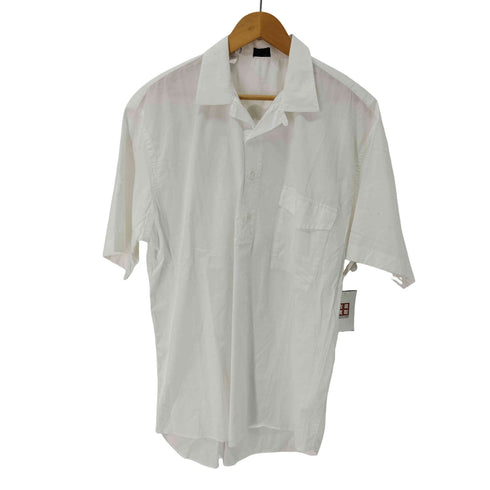 バジーレ BASILE イタリア製 S/S プルオーバー オープンカラーシャツ メンズ UK:42