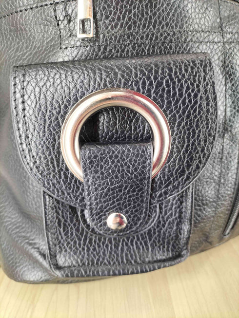 マルチポケットフェイクレザーショルダーバッグ Y2K レディース