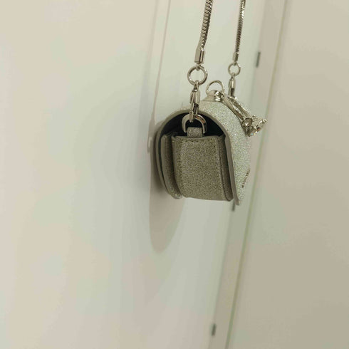チャールズアンドキース CHARLES&KEITH エンベリッシュド セミサークルポーチ レディース