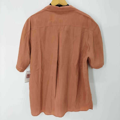 Vittorio Forti S/S オープンカラーシルクシャツ メンズ JPN:48