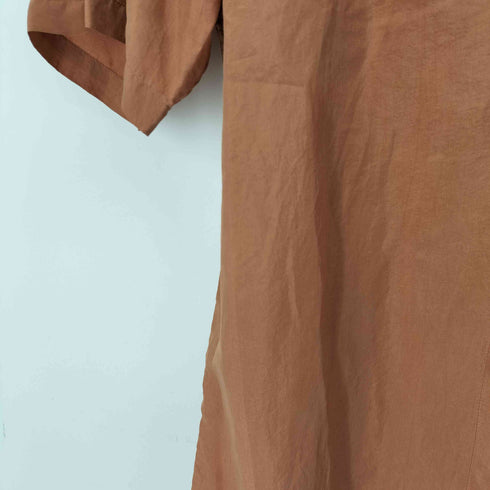 Vittorio Forti S/S オープンカラーシルクシャツ メンズ JPN:48