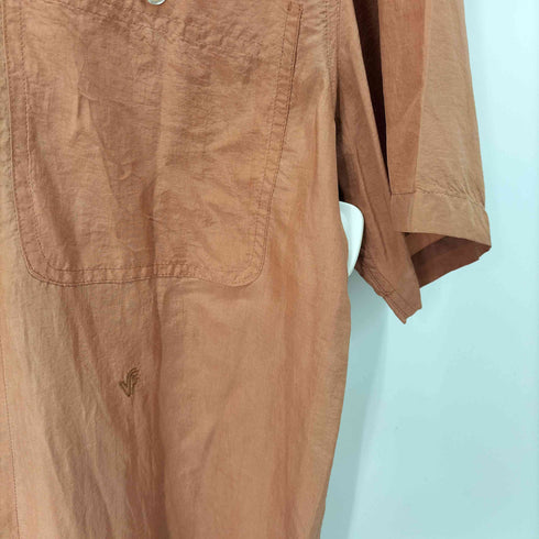 Vittorio Forti S/S オープンカラーシルクシャツ メンズ JPN:48
