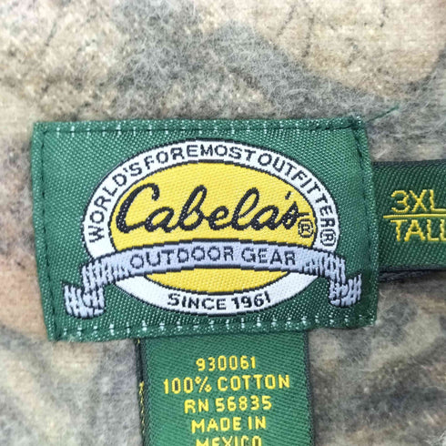カベラス Cabela's リアルツリーカモ シャツ メンズ 3XL