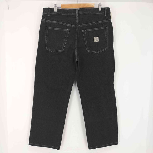 ソアー SOAR ブラックバギーデニムパンツ メンズ JPN:XL