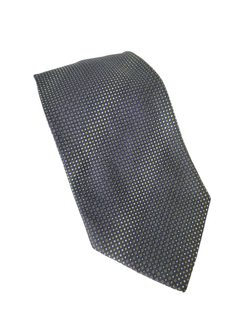 イヴサンローラン Yves Saint Laurent MADE IN ITALY ドット柄シルクネクタイ メンズ