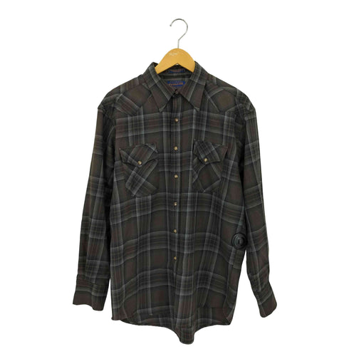 ペンドルトン PENDLETON WESTWRN ZEPHYR メキシコ製 ウール チェックシャツ メンズ import:M