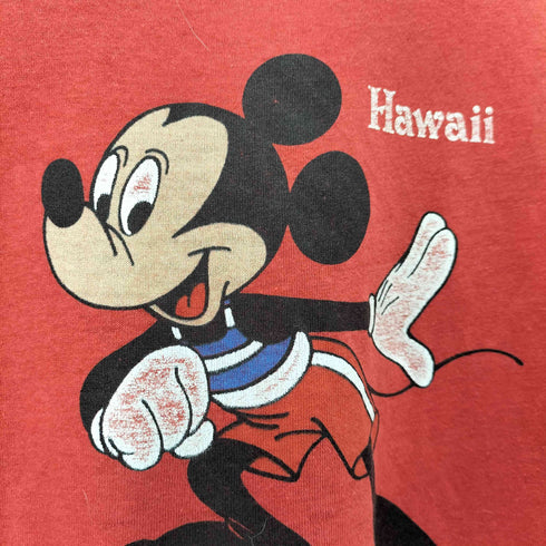 HAWAII キャラクタープリント クルーネックTシャツ メンズ
