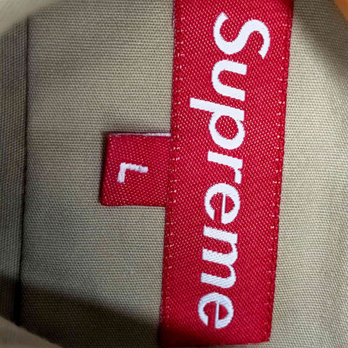 シュプリーム Supreme 90-00S USA製 紙タグ PJC-W-23402 ミリタリー ワーク シャツ メンズ import:L