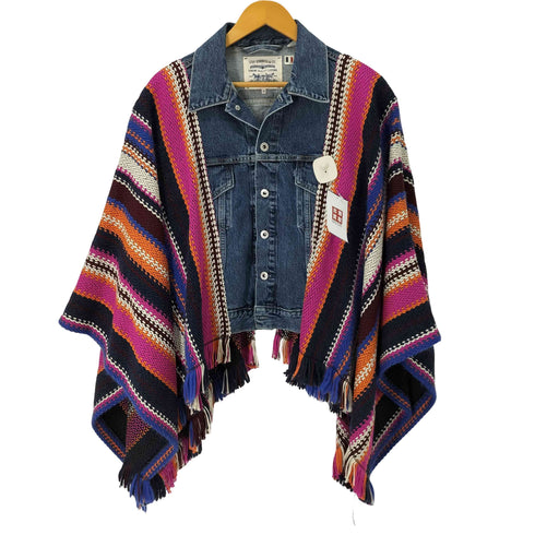 リーバイス Levis デニムジャケット ブランケットポンチョ レディース import:XS