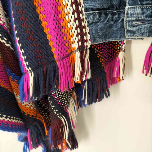 リーバイス Levis デニムジャケット ブランケットポンチョ レディース import:XS