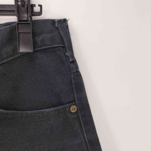 カーハート Carhartt Relaxed Fit ロゴ タブ 5ポケット テーパード ブラック デニム パンツ メンズ 32×32