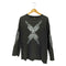 Solid Rock 90s トライバル フレイムX プリント L/S Tシャツ Y2K メンズ import:L