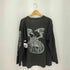 Solid Rock 90s トライバル フレイムX プリント L/S Tシャツ Y2K メンズ import:L