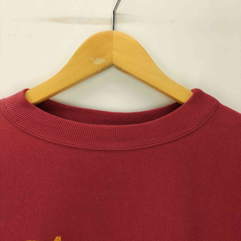チャンピオン Champion 90S USA製 刺繍タグ REVERSE WEAVE リバースウィーブ ATHLETIC KNIT GOODS フットボール ショルダーパッド 3段 プリント スウェット デッドストック メンズ import:L
