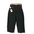 エイティーズ EYTYS CHINO PANTS SCOUT BLACK ワイドシルエット タックデザイン チノスラックスパンツ レディース W34 M44