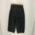 エイティーズ EYTYS CHINO PANTS SCOUT BLACK ワイドシルエット タックデザイン チノスラックスパンツ レディース W34 M44