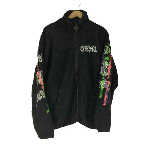 ディーゼル DIESEL ジップアップフリースジャケット メンズ import:M