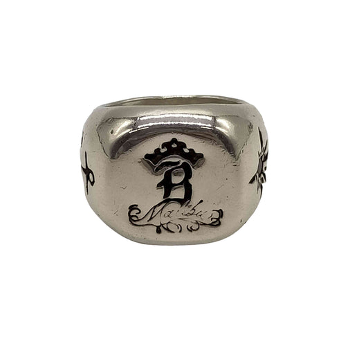 ビルウォールレザー BILL WALL LEATHER 00S ♯18 PIRATE RING パイレーツ リング SV925 ルビー メンズ 18.5号