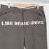ライブブランドユニバース LIBE BRAND UNIVS ロゴプリント ワークパンツ メンズ 36