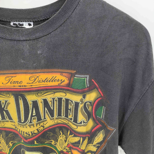 JACK DANIEL'S 90s シングルステッチ プリント Tシャツ メンズ
