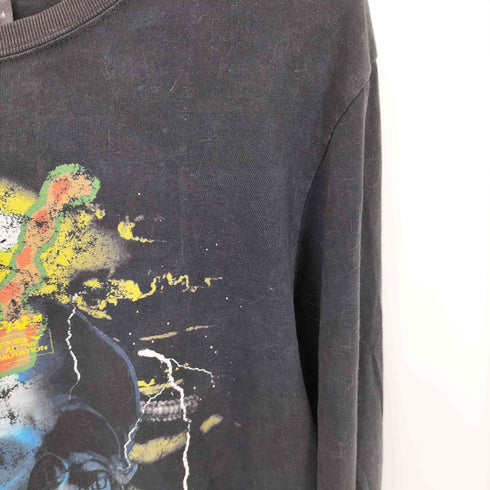 パム PAM USED加工 スカル プリント クルーネック S/S/ Tシャツ メンズ