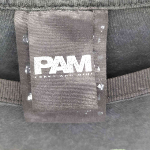 パム PAM USED加工 スカル プリント クルーネック S/S/ Tシャツ メンズ