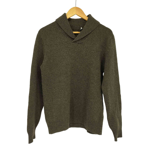 ジェイクルー J.CREW ラムウール ショールカラー プルオーバーニット メンズ JPN:M