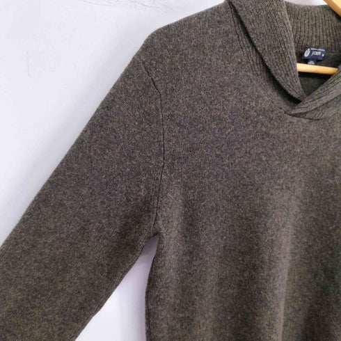 ジェイクルー J.CREW ラムウール ショールカラー プルオーバーニット メンズ JPN:M