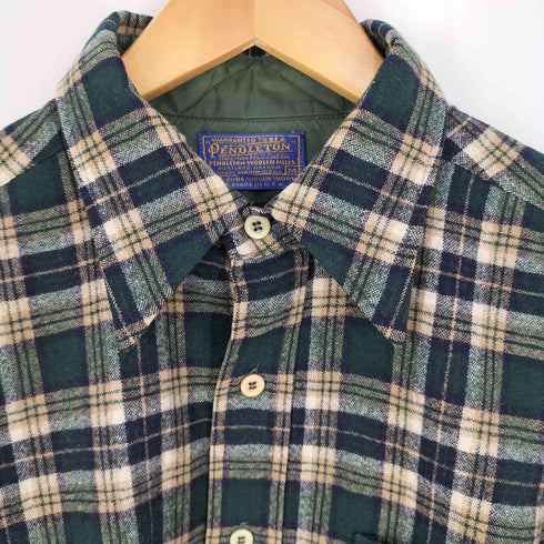 ペンドルトン PENDLETON 70S チェック レギュラーカラー チェックシャツ メンズ import:M
