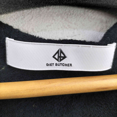 ダイエットブッチャー DIET BUTCHER オープンフロントネックコットンノースリーブ メンズ JPN:2