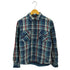 アルカルザ ALCARZA HEAVY FLANNEL ヘビーフランネル ダブルフェイス チェックシャツ メンズ M